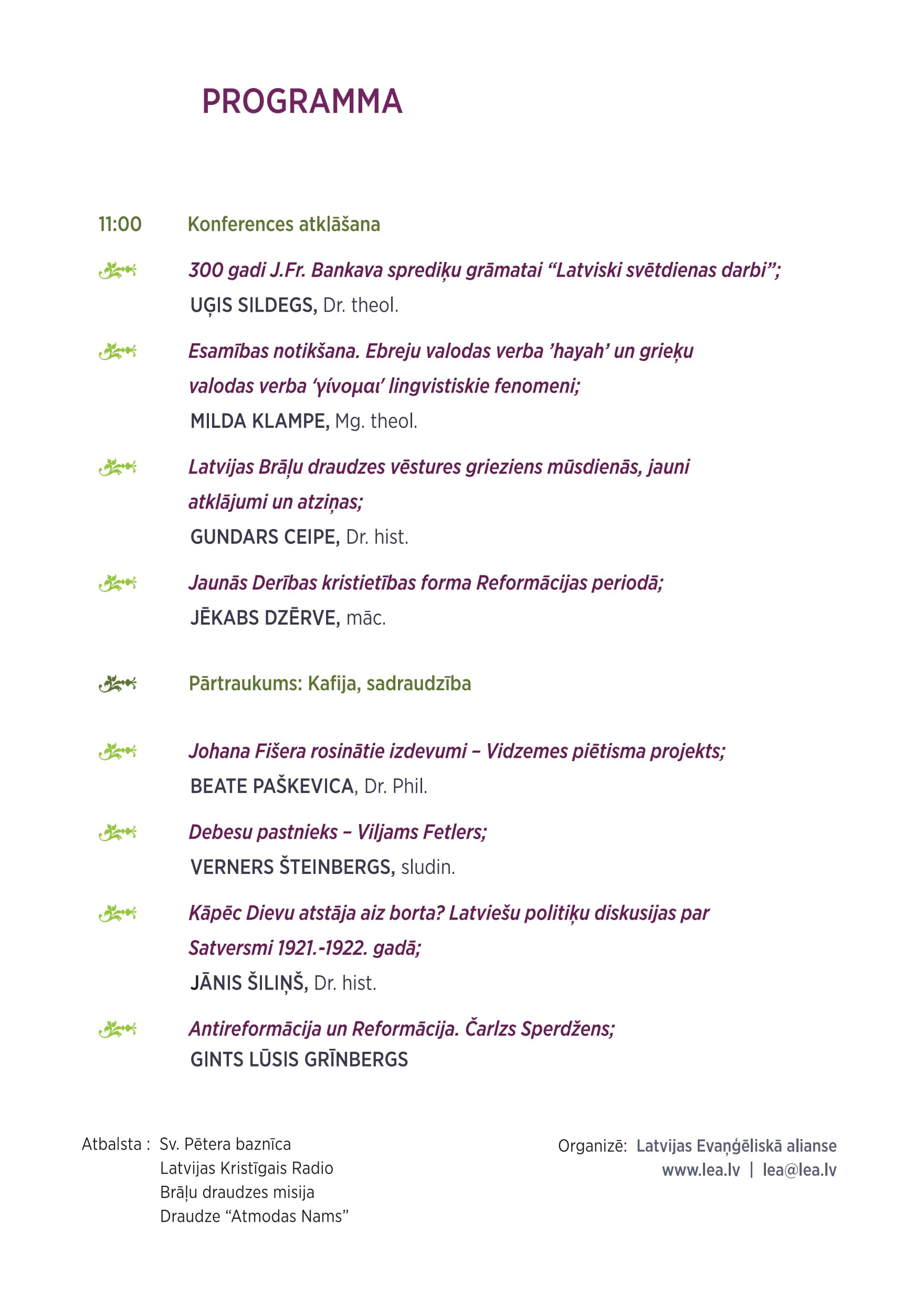 RK 2025 programma